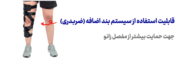زانوبند آنلودر (زانوبند آرتروز و پای پرانتزی)