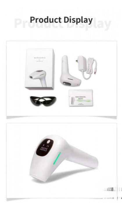 لیزر خانگی حذف موی زائد صورت و بدن hair removal device
